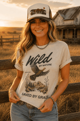 Wild by Nature Saved by Grace Graphic Tee - Wild Junkie - Flyclothing LLC