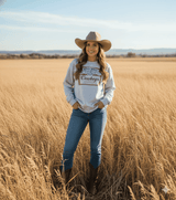 Wild West Cowboys Western Beer Logo Graphic Sweatshirt