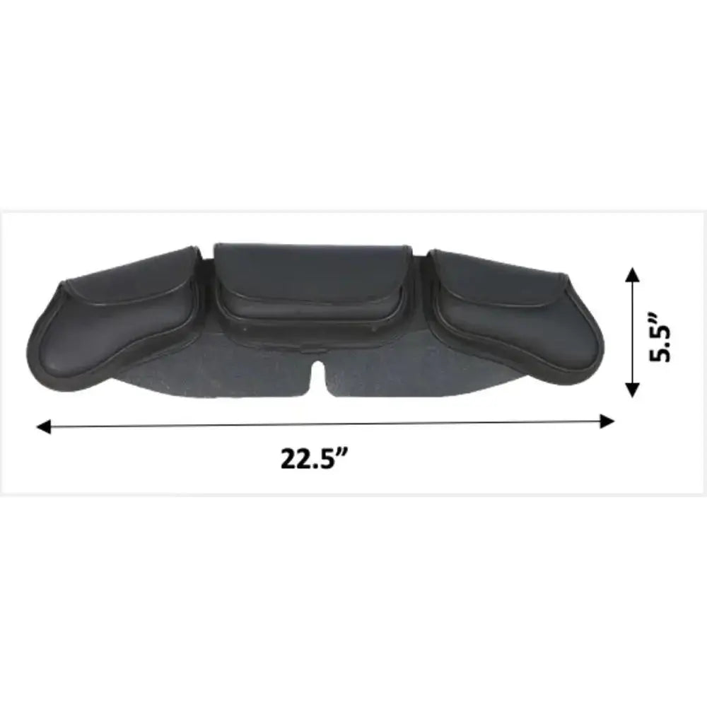 3 Pocket Motorcycle Windshield Bag - Unik Just for Bikers - Flyclothing LLC