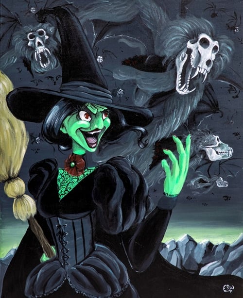 Black Market Art Company Witch of the West Print