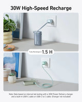 Anker Nano Power Bank (30W, Built-In USB-C Cable) - Anker - Flyclothing LLC