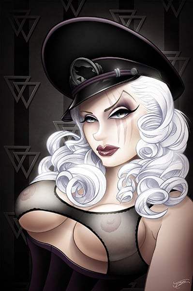 Black Market Art Company Wolf Print - Black Market Art Company - Flyclothing LLC