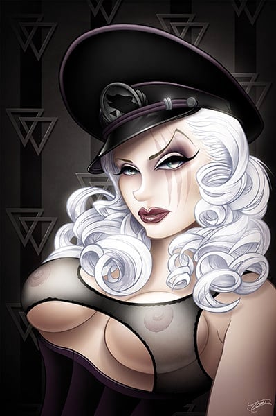 Black Market Art Company Wolf Print