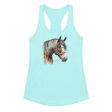 War Pony Women’s Fitted Racerback Tank Top