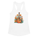 Hippie Guitar Women’s Fitted Racerback Tank Top - Baha Ranch Western Wear - Flyclothing LLC