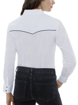 Women's Ely Walker Long Sleeve Western Snap Shirt with Contrast Piping