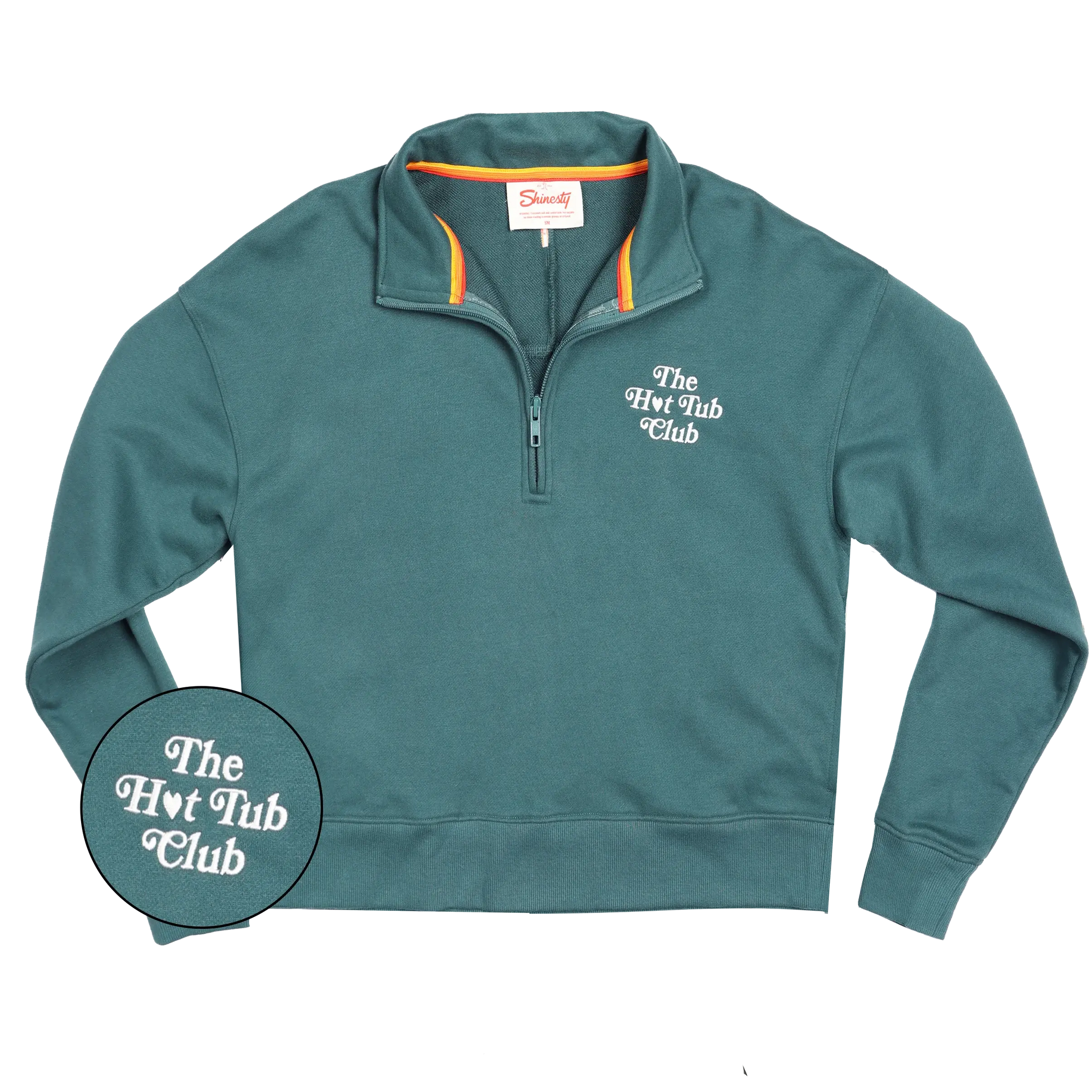 The Spruced Up | Green Sexy Terry™ Women’s Half Zip - Shinesty - Flyclothing LLC