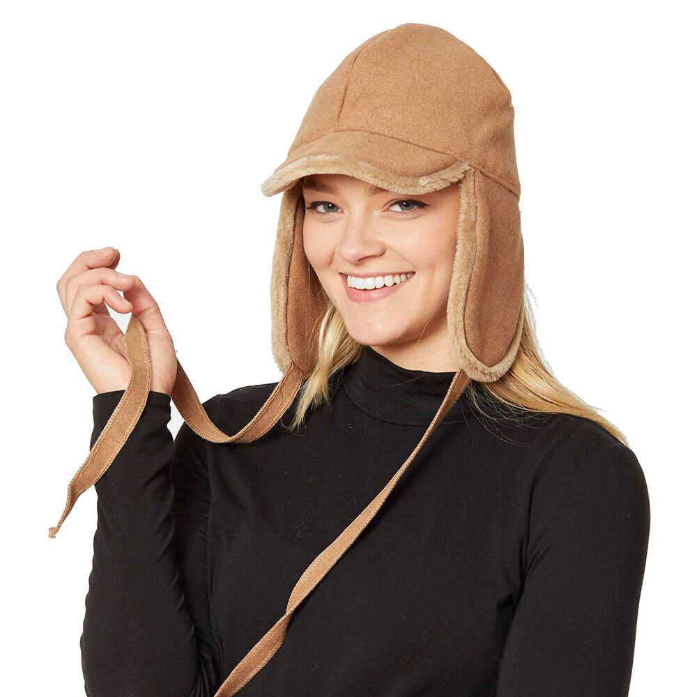 Wool Trapper Ribbon Closure Hat - Madeline Love - Flyclothing LLC
