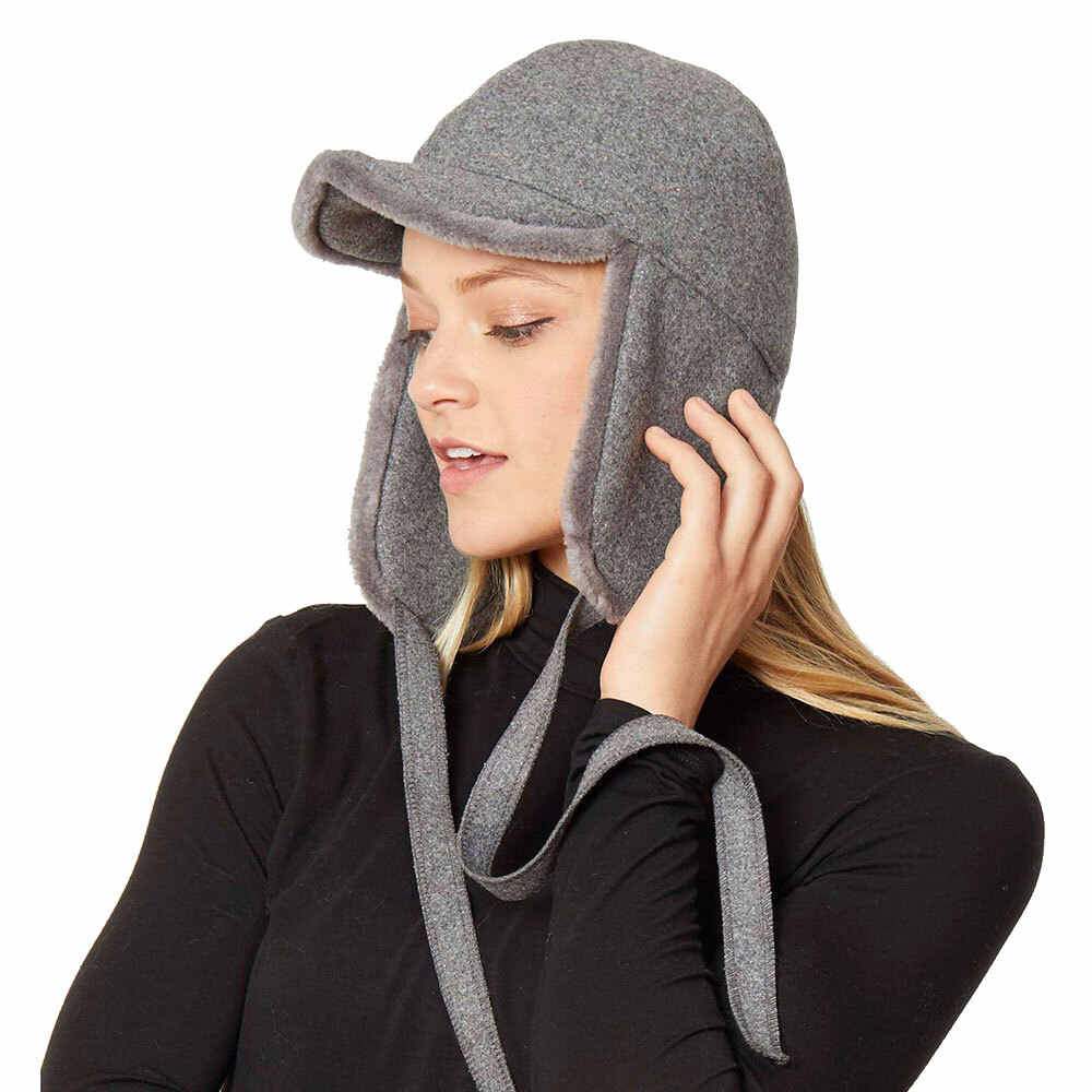 Wool Trapper Ribbon Closure Hat - Madeline Love - Flyclothing LLC