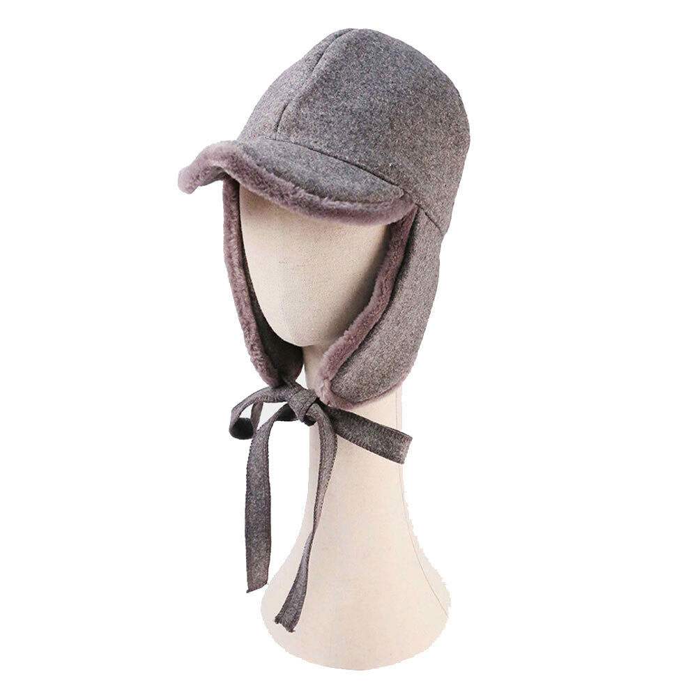 Wool Trapper Ribbon Closure Hat - Madeline Love - Flyclothing LLC