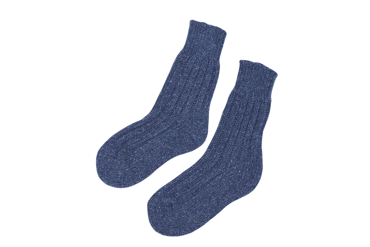tittimitti® Men’s 55% Wool, 20% Silk & 25% Nylon Winter Crew Socks 1 Pair – Made in Italy