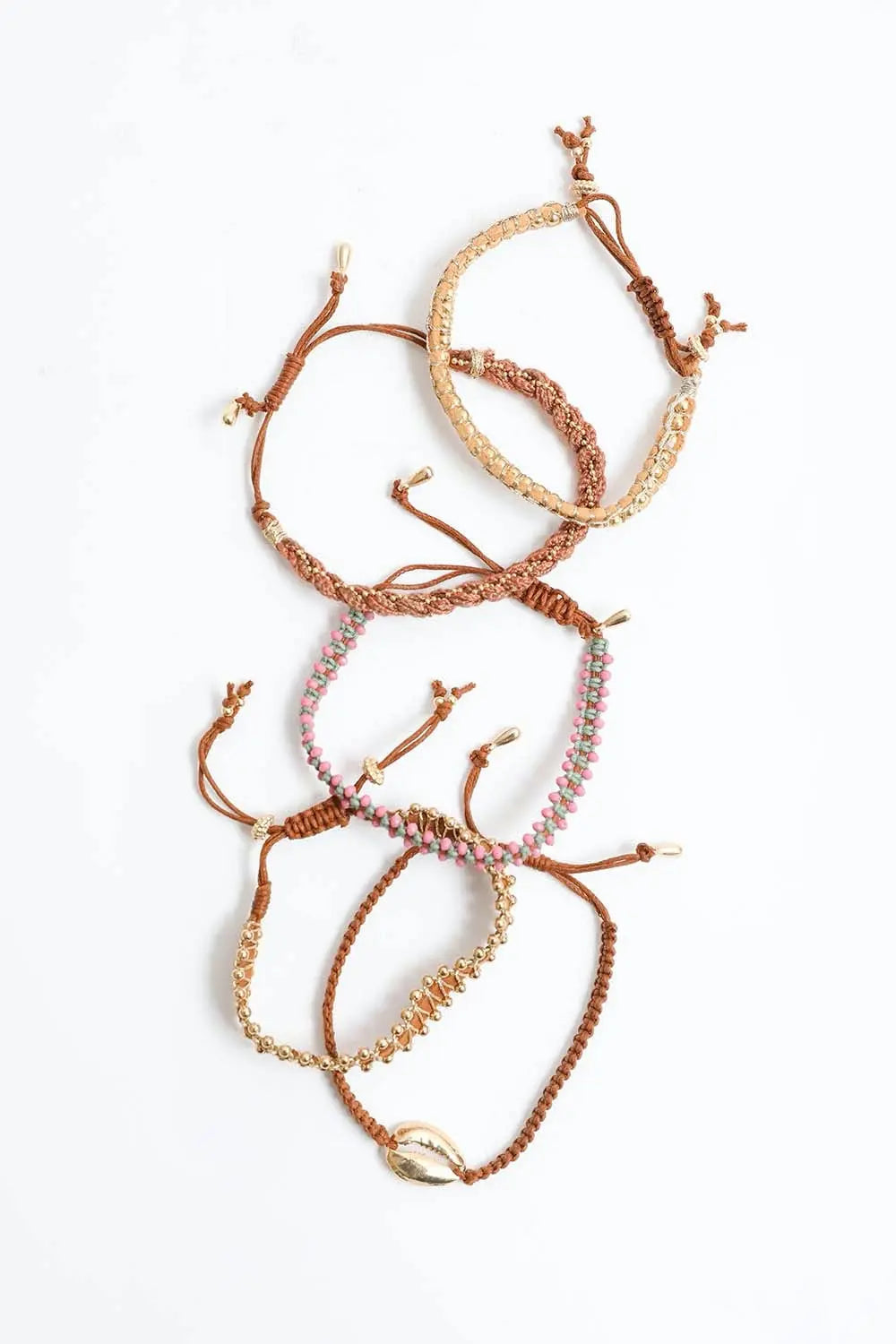 Woven Stackable Beaded Bracelet - Boho Clothing and Accessories - Flyclothing LLC