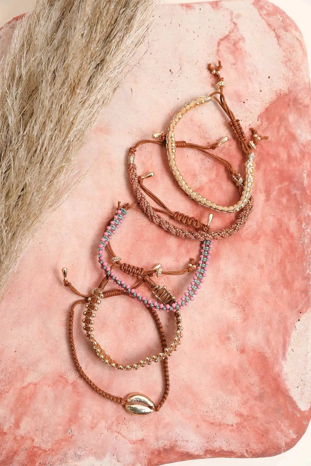 Woven Stackable Beaded Bracelet - Boho Clothing and Accessories - Flyclothing LLC