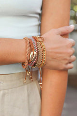 Woven Stackable Beaded Bracelet - Boho Clothing and Accessories - Flyclothing LLC