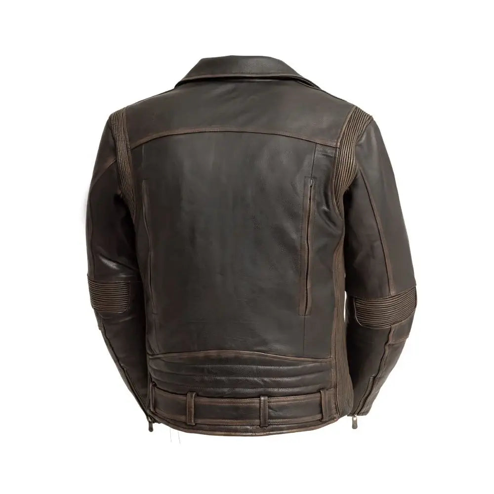 Wrath Men's Motorcycle Leather Jacket - First Manufacturing Company - Flyclothing LLC
