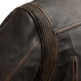 Wrath Men's Motorcycle Leather Jacket - First Manufacturing Company - Flyclothing LLC