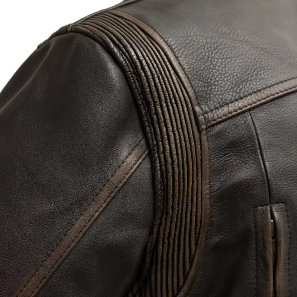 Wrath Men's Motorcycle Leather Jacket - First Manufacturing Company - Flyclothing LLC
