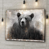 Animals Forest Bear Brown Canvas Wall Art - Tailored Canvases - Flyclothing LLC