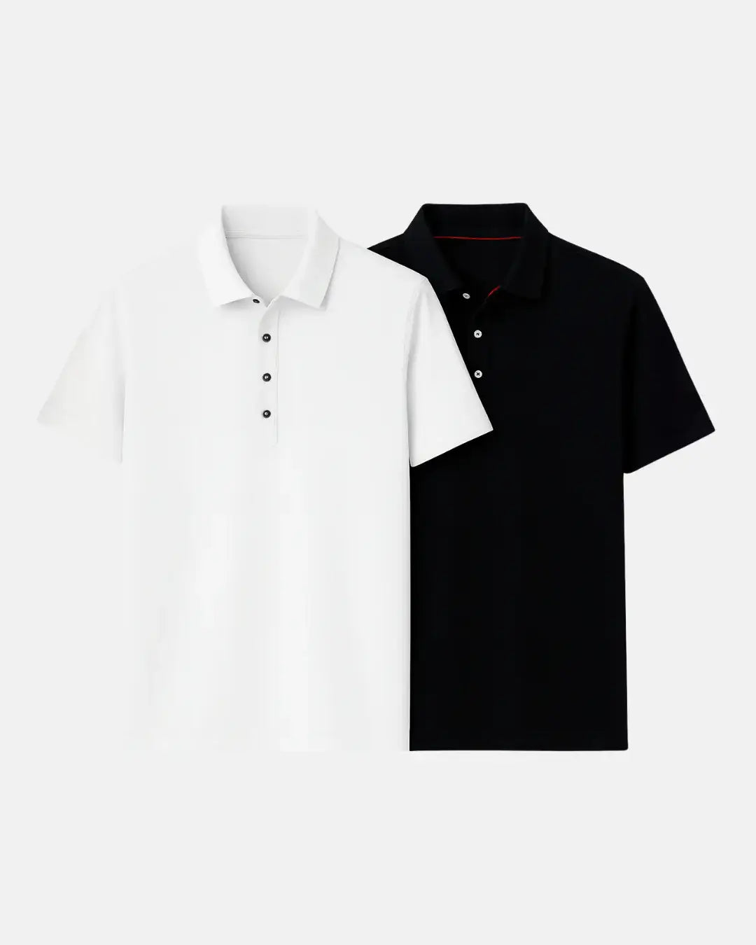 Buki Cinqo Polo 2-Pack - White/Black - Buki - Flyclothing LLC