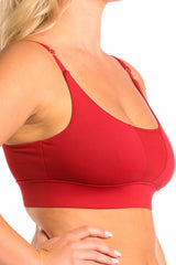 The Cherry Pie | Burgundy paradICE™ Cooling Bralette - Shinesty