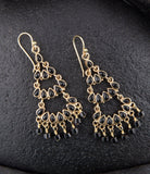 Xavier Black Onyx Chandelier Earrings - Barse Jewelry