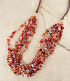 Xavier Carnelian Multi-Strand Necklace - Barse Jewelry