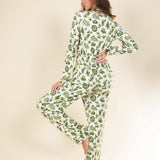 The Xmas In Texas | Western Toile SleepDeep™ Women’s Long Sleeve Pajama Set - Shinesty - Flyclothing LLC