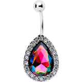 Clear Aurora Gem Glamour Girl Belly Ring - BodyCandy - Flyclothing LLC