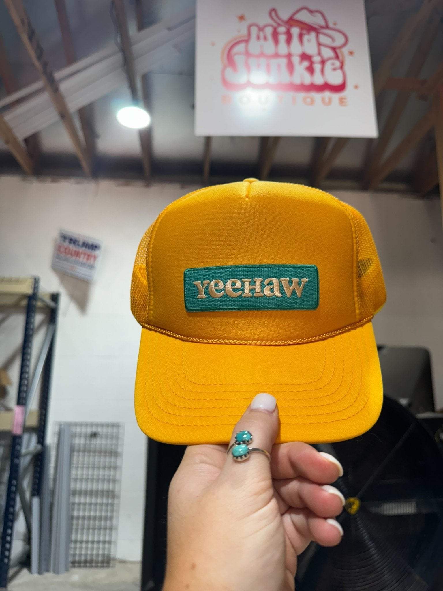 YeeHaw Patch Trucker Hat - Wild Junkie - Flyclothing LLC