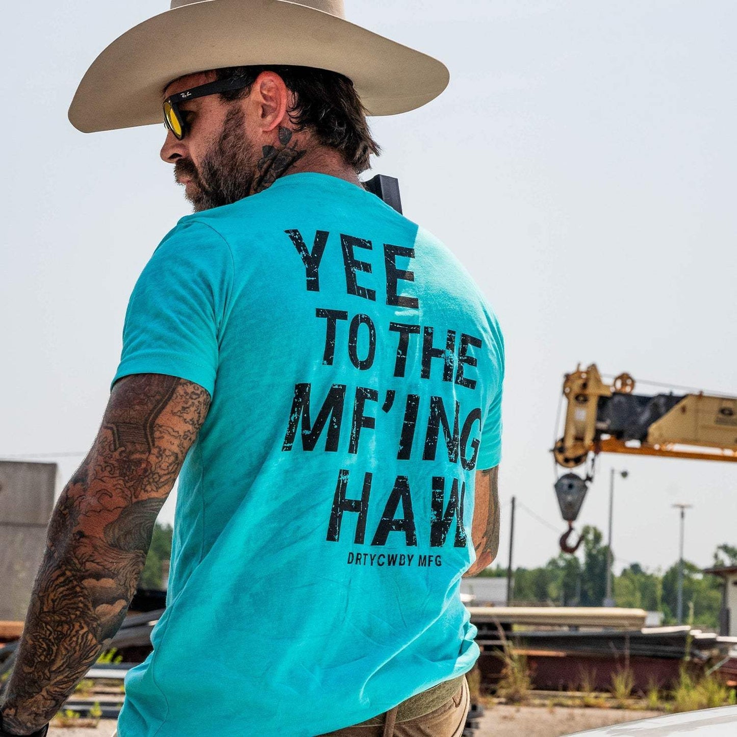 Yee To The Mf'Ing Haw Rodeo Men's T-Shirt - DIRTY COWBOY USA - Flyclothing LLC