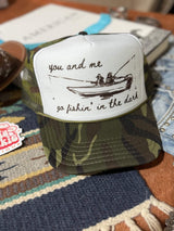 You And Me Go Fishin In The Dark Trucker Hat - Wild Junkie - Flyclothing LLC