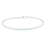 You're My Person Brass Thin Metal Hook Bracelet - Madeline Love - Flyclothing LLC