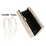 Zebra Patterned Bling Clutch Bag - Madeline Love - Flyclothing LLC