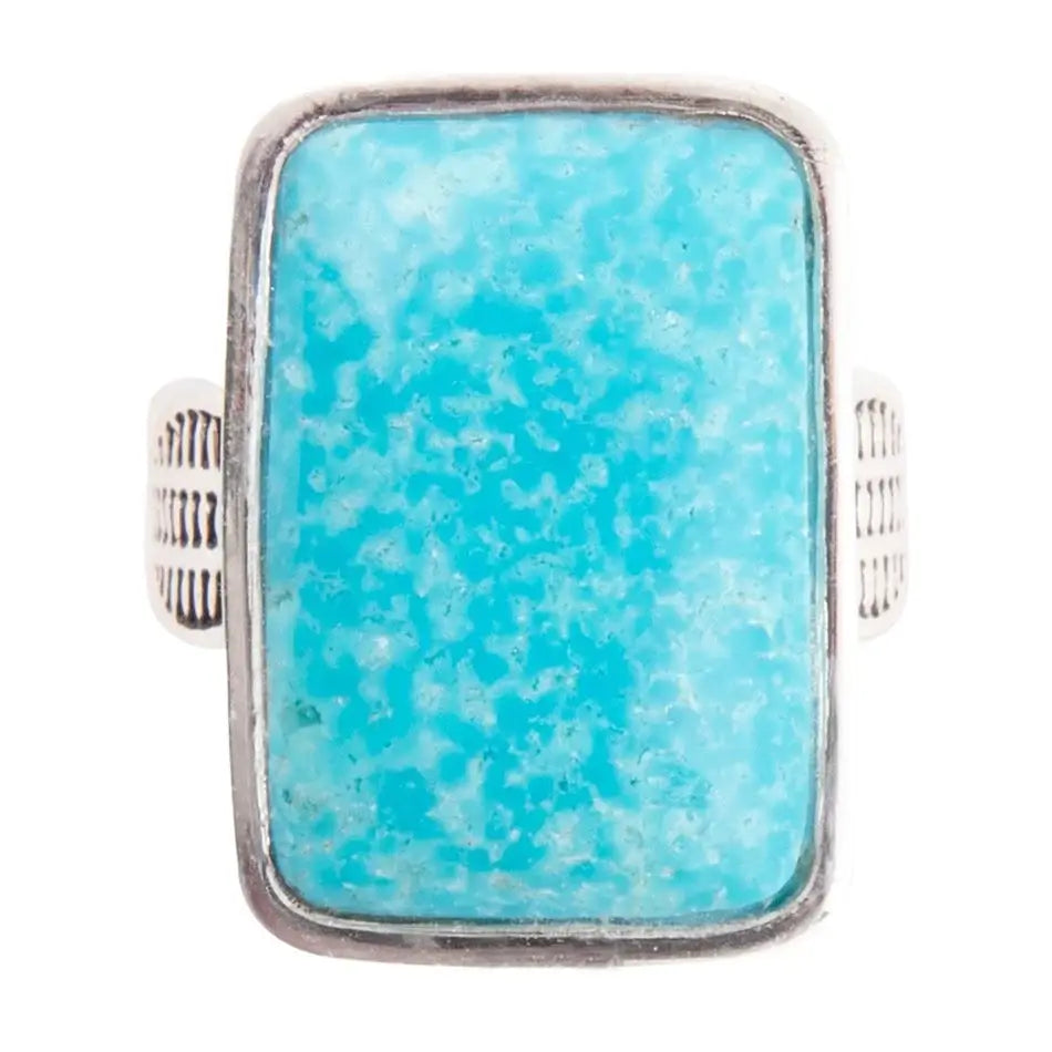 Zion Blue Turquoise and Sterling Silver Ring - Barse Jewelry - Flyclothing LLC