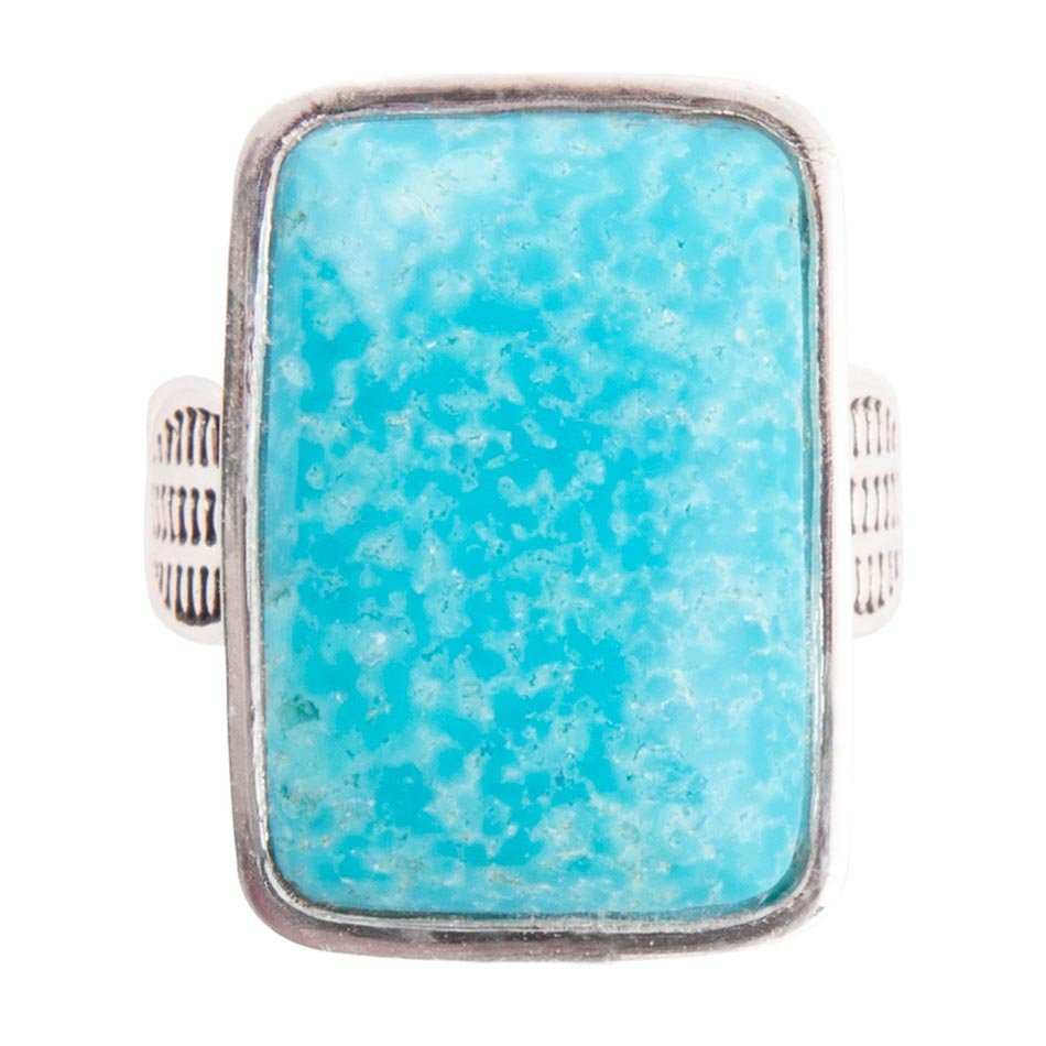 Zion Blue Turquoise and Sterling Silver Ring - Barse Jewelry - Flyclothing LLC