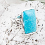 Zion Blue Turquoise and Sterling Silver Ring - Barse Jewelry - Flyclothing LLC