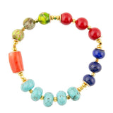Zion Multi-Color Chunky Stretch Bracelet - Barse Jewelry - Flyclothing LLC