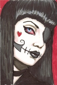 Black Market Art Company Zombie Pirate Print