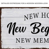 New Home Sign - Tailored Canvases - Flyclothing LLC