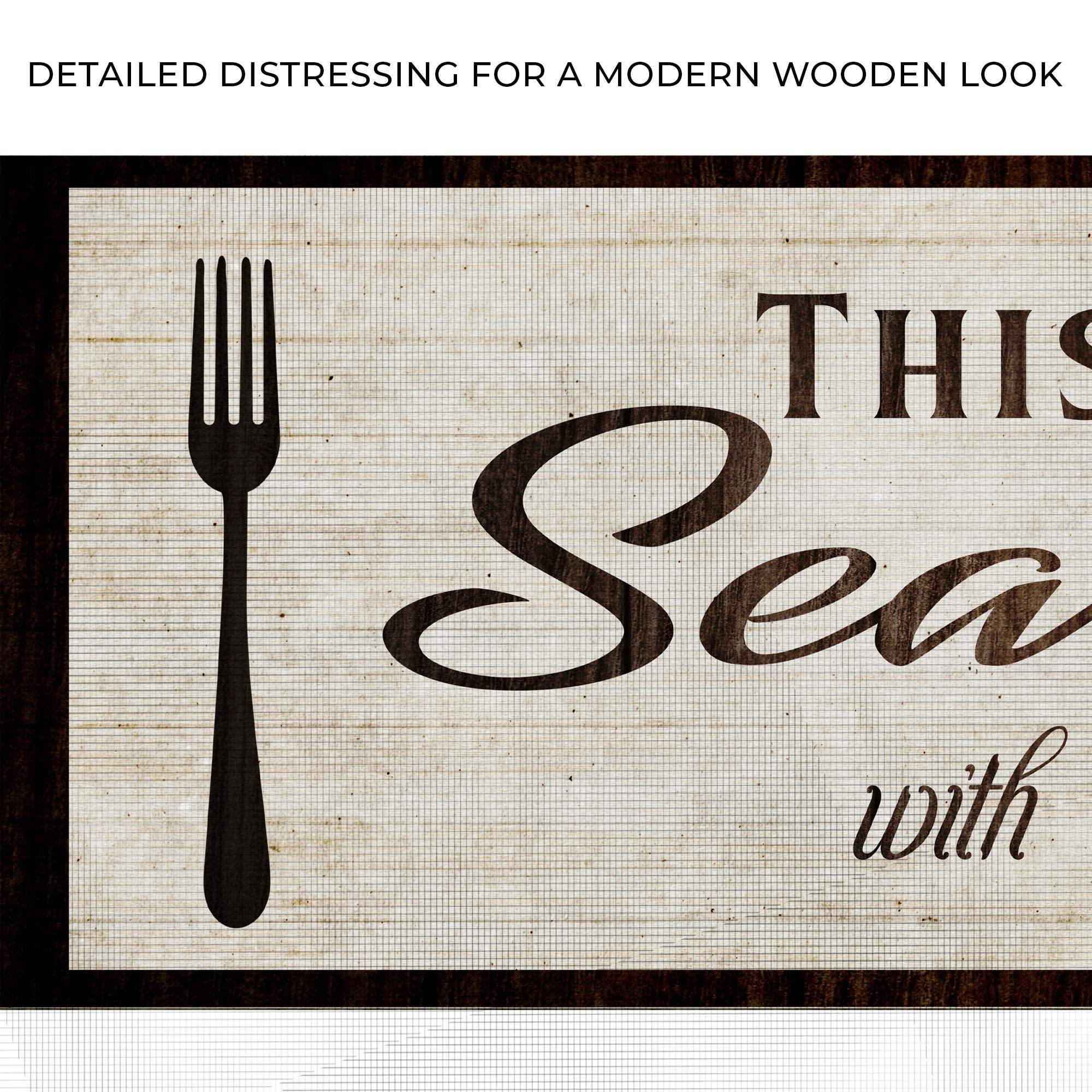 Kitchen Seasoned With Love Sign lll - Tailored Canvases - Flyclothing LLC