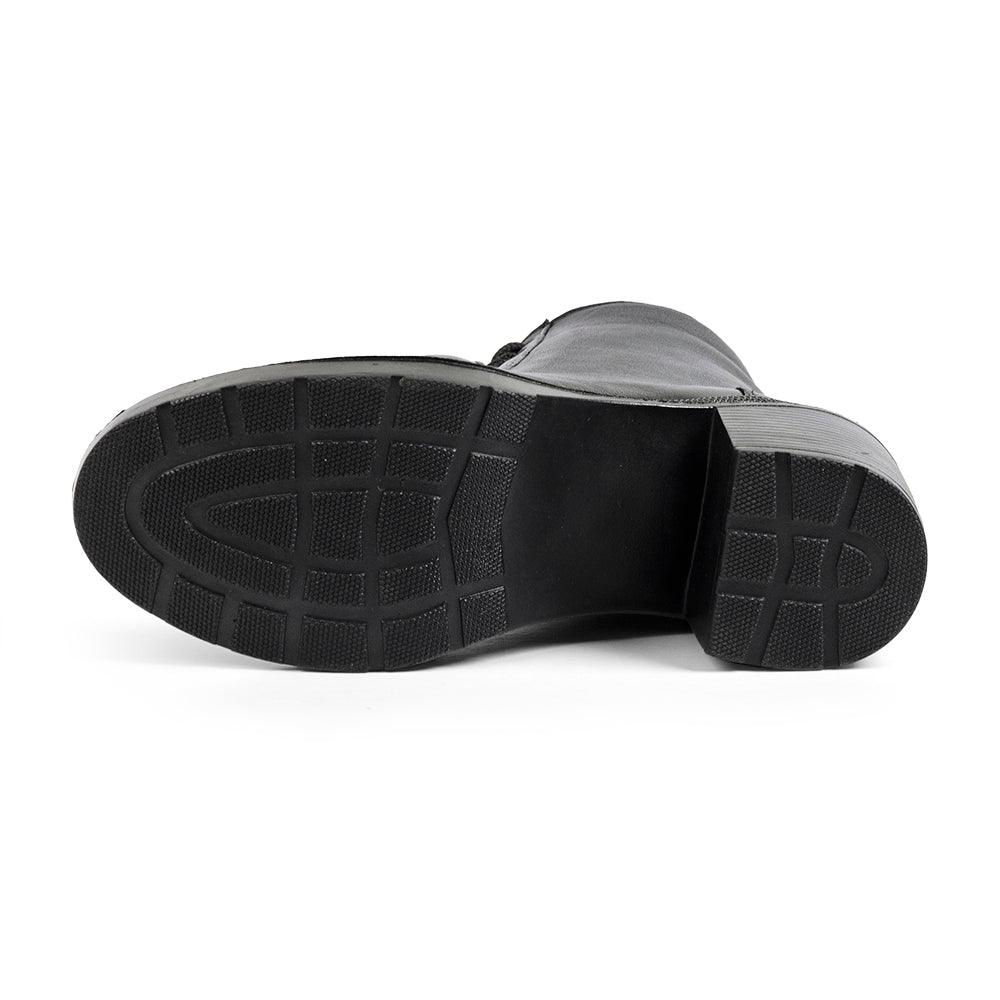 Sandro Moscoloni Women's Boots Black Serena Block Heel Heel Boot - Flyclothing LLC