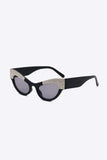 UV400 Rhinestone Trim Cat-Eye Sunglasses - Trendsi - Flyclothing LLC