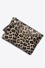 Leopard PU Leather Clutch - Flyclothing LLC
