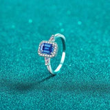 1 Carat Moissanite 925 Sterling Silver Ring - Trendsi - Flyclothing LLC