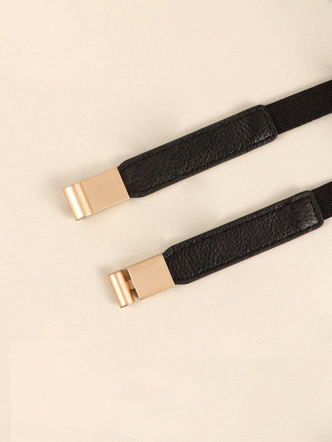 PU Elastic Skinny Belt - Trendsi - Flyclothing LLC
