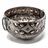 Large Hammered Metal Container with Round Handles - Croix des Bouquets - Croix des Bouquets - Flyclothing LLC