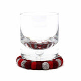 Hand Crafted Felt Ball Coasters from Nepal: 4-pack, Chakra Reds - Global Groove (T) - Global Groove - Flyclothing LLC