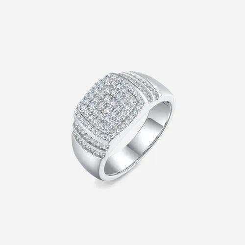Moissanite 925 Sterling Silver Ring - Trendsi - Flyclothing LLC