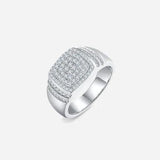 Moissanite 925 Sterling Silver Ring - Trendsi