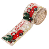 Car & Christmas Tree Ribbon - Trendsi - Flyclothing LLC